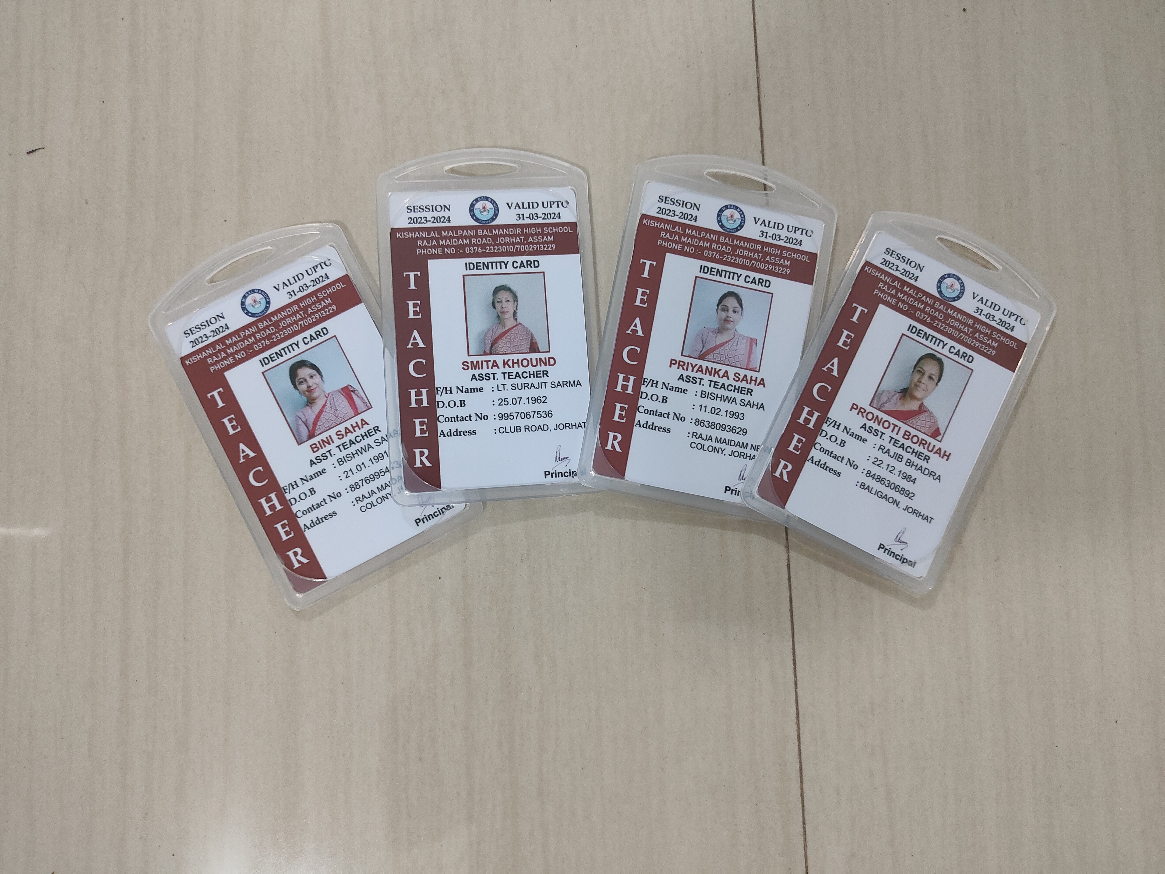 PVC ID Card Printing Specimen